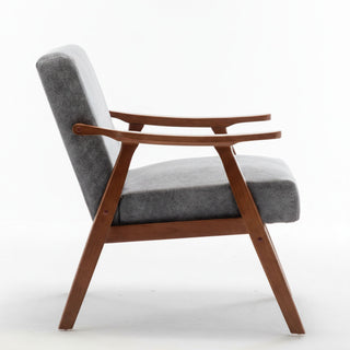 Accent Chair, Classic Mid Century Modern For Extra Seating