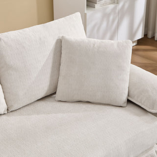 Upholstered Futon Convertible Floor Sofa Bed
