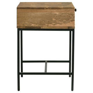 Wyrik - Rectangular Side End Table - Honey