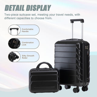 Spinner Luggage Set & Combination Lock