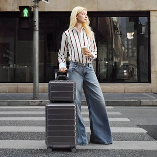 Spinner Luggage Set With Combination Lock