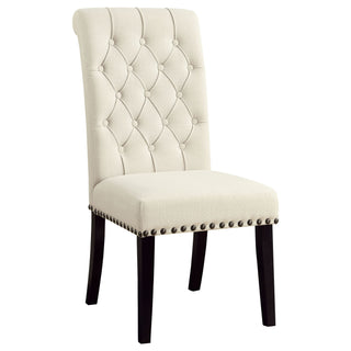 Button Tufted Side Chairs (Set of 2) - Beige