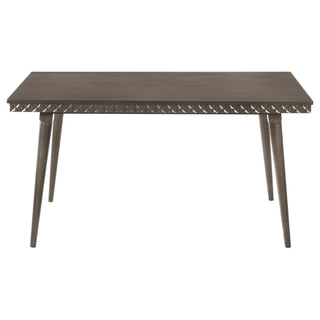 Perkins - 5 Piece Rectangular Dining Set With Chairs - Dark Brown