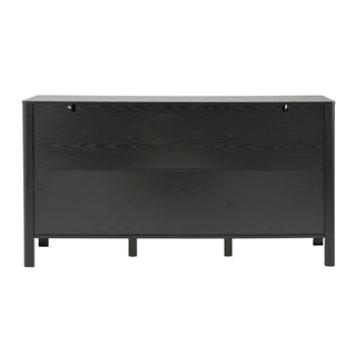 Colored Fluted Sideboard With 3 Doors And 1 Drawer