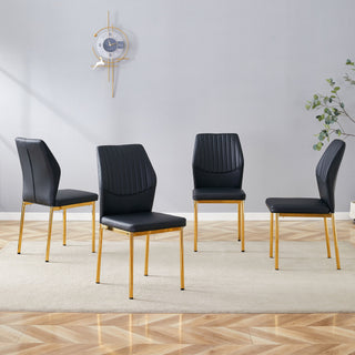 Luxury Simple Chair With Metal Leg