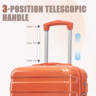 Luggage Set 14" / 20" With Combination Lock And Cosmetic Case