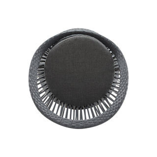 Modern Swivel Wicker Lounge Chair With Round Design