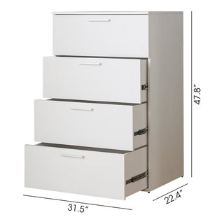 Oliver - Farmhouse Jumbo Chest With 4 Drawer Storage