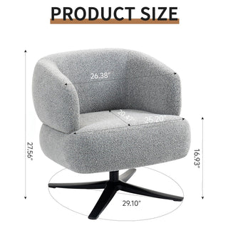 Cuddle Style Leisure Swivel Sofa Chair
