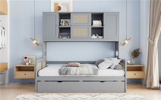 Daybed And All In One Cabinet And Shelf