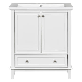 Modern Bathroom Vanity With Sink Combo, Multi Functional Cabinet With Doors And Drawer