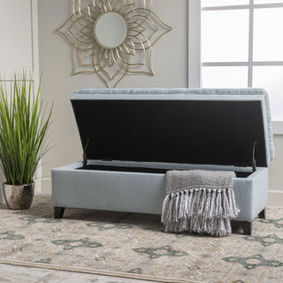 Juliana - Storage Ottoman With Birch Legs