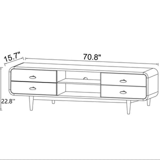 Alexa - TV Stand - Dark Brown / Wood