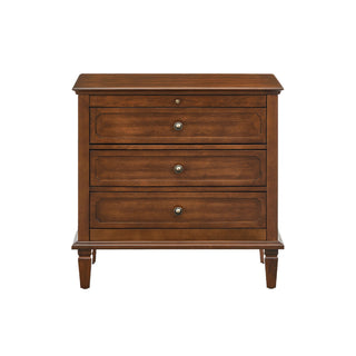 3 Drawer Nightstand With Charging Station, Bedside Table With USB & Type C Port And 2 AC Outlets