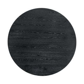 Froja - Manufactured Wood Round Dining Table - Black