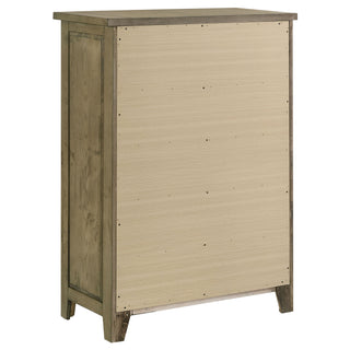 Pelton - 5 Drawer Chest - Oak