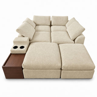 Modular Cloud Couch With Storage Console