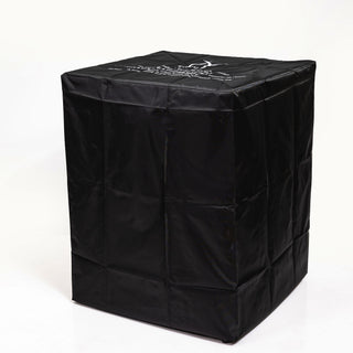Propane Gas Square Fire Pit, Tile Tabletop With Beautiful Wicker Base For Outside