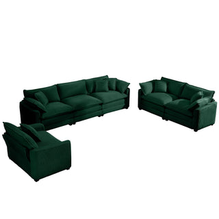 Elegant Oversized Sectional Sofa Set With Deep Seats And Flexible Layout