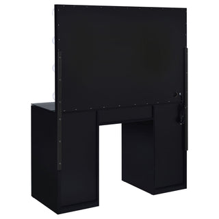 Fern - 7 Drawer Vanity Set With Mirror And Globe Lights