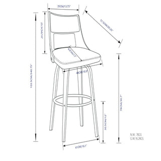 Dallyn - Swivel Bar Stool (Set of 2) - Cream