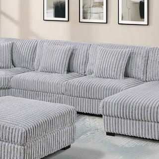 Armless Chair With Pillow, Living Room Furniture