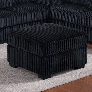 Modern Sectional Set With Cocktail Ottoman