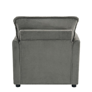 Modern Single Seat Accent Chair With Side Storage Pockets