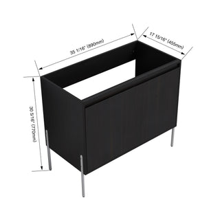 Freestanding Bathroom Vanity & Soft Close Cabinet Doors