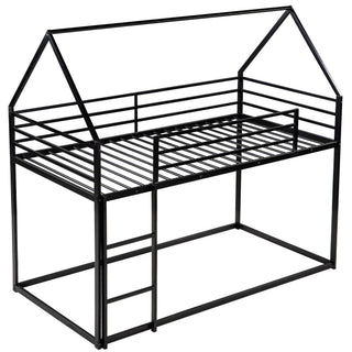 House Bunk Bed With Built In Ladder