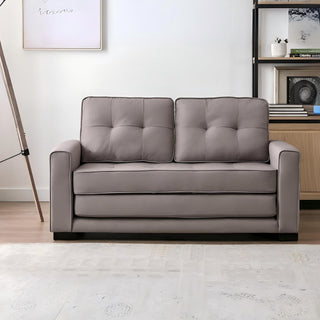 Pull Out Sleeper Loveseat - Light Brown