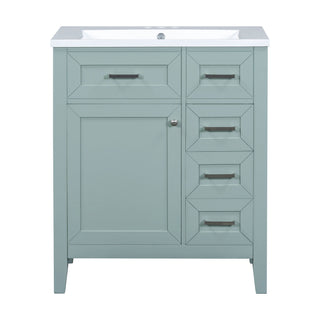Modern Bathroom Vanity With Sink Combo, 3 Drawers