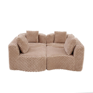 Modular Sectional Sofa With Free Combination Design