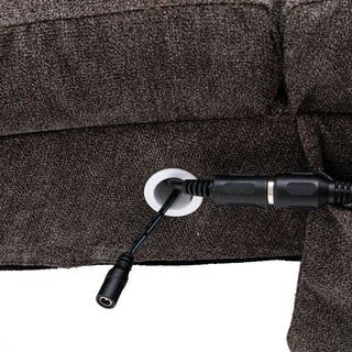 Massage Chaise Lounge Indoor With Remote Control, Ergonomic Electric Massage Lounger