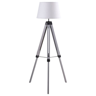 Hannah - Floor Lamp With Tripod Base - Gray
