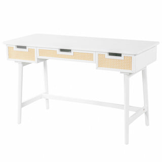 Writing Desk With 3 Drawers For Living Room