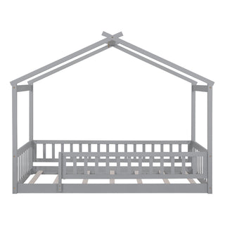 Bed House Bed Frame With Fence