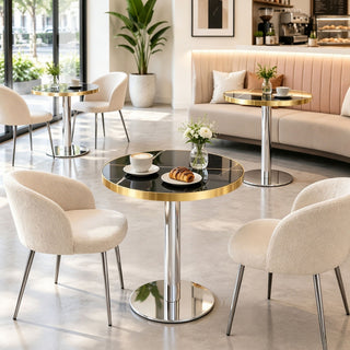 Elegant Modern Round Bistro Table