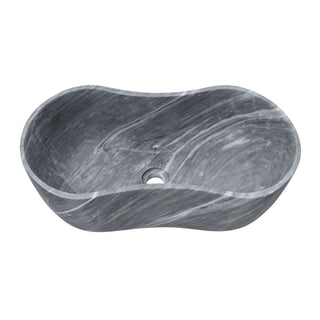 Bathroom Vessel Sink With Wavy Design