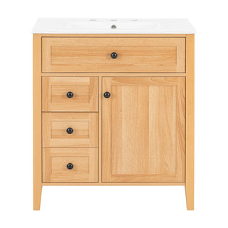 Bathroom Vanity With Sink, Soft Closing Cabinet