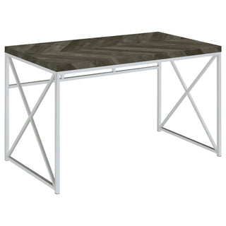 Herringbone - Writing Desk - Gray