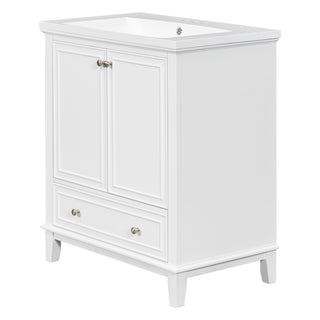 Modern Bathroom Vanity With Sink Combo, Multi Functional Cabinet With Doors And Drawer