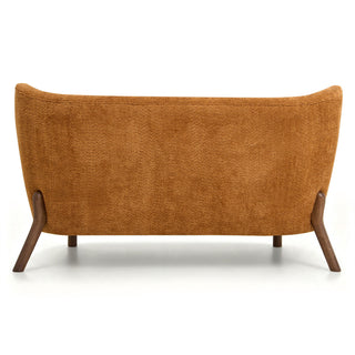 Nordic Chair Laid Back Loveseats With Curved Backres, No Armrests