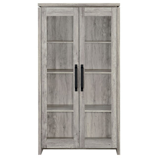 Myerson - 2 Door Tall Cabinet - Gray
