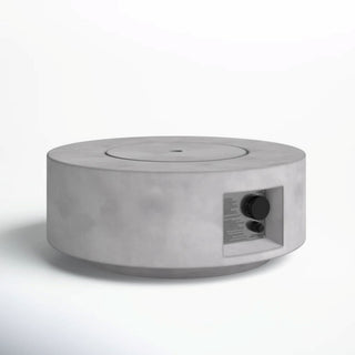 Reinforced - Propane Gas Outdoor Fire Pit Table With Lid