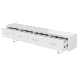 TV Stand With Slatted Drawers