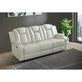 Carlo - Power Motion Sofa With Power Headrest, Dropdown Table, Power Strip, LED And Reading Light