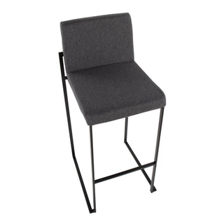 Fuji - Contemporary High Back Barstool Elegant Design