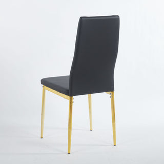 Dining Chair (Set of 4) - Golden Black