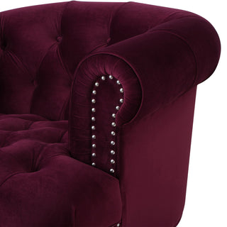 La Rosa - Victorian Tufted Upholstered Accent Chair